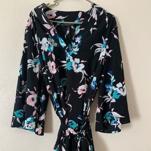 Belted tunic can be worn with or without belt